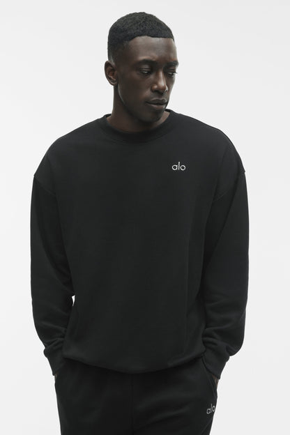 Accolade Crew Neck Pullover - Black