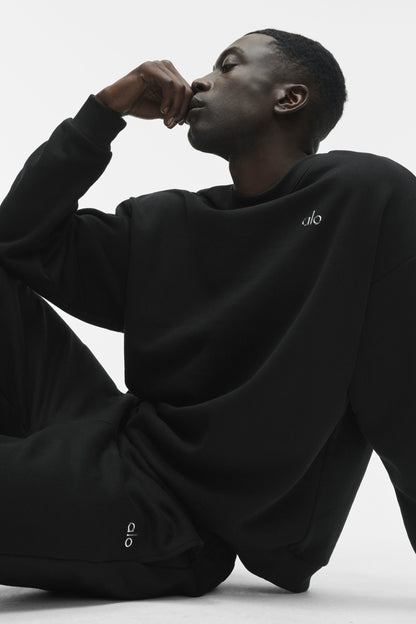 Accolade Crew Neck Pullover - Black