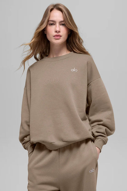 Accolade Crew Neck Pullover Gravel