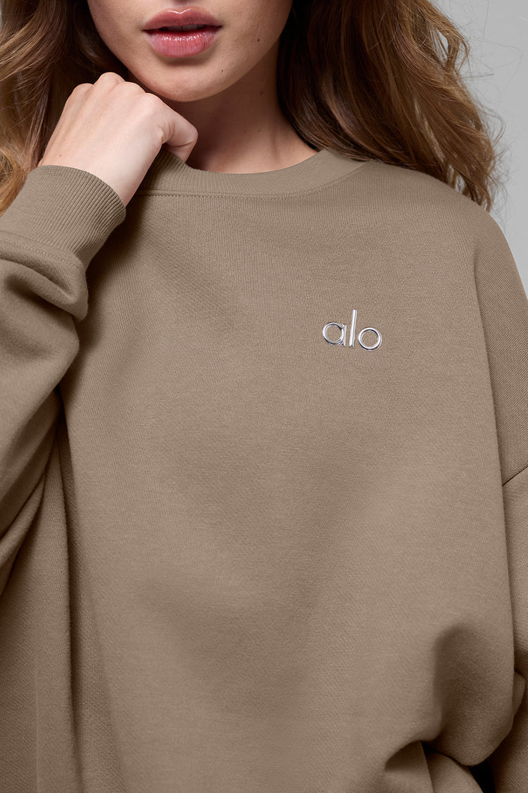 Accolade Crew Neck Pullover Gravel