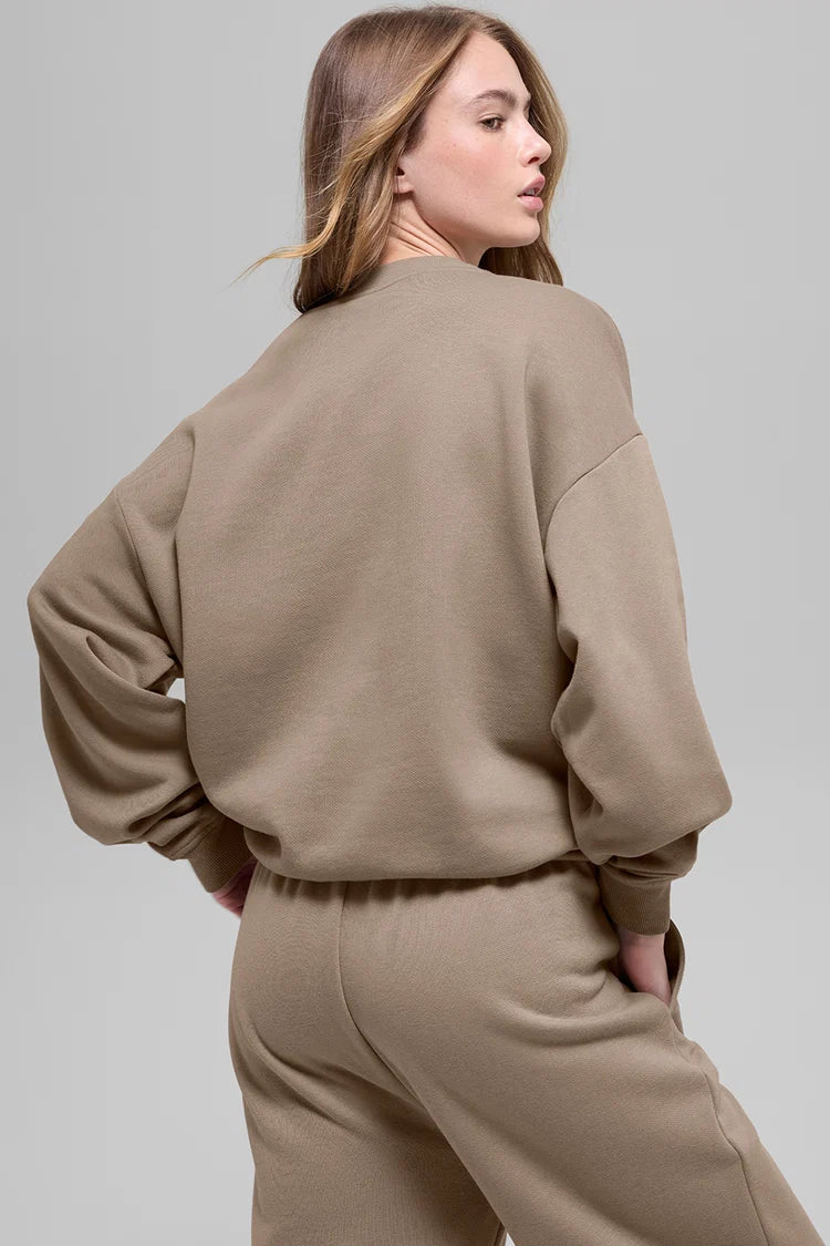 Accolade Crew Neck Pullover Gravel
