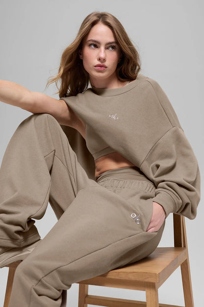 Accolade Crew Neck Pullover Gravel