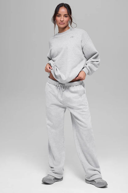 Accolade Crew Neck Pullover Athletic Heather Grey