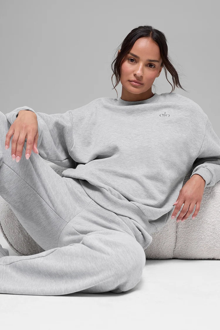 Accolade Crew Neck Pullover Athletic Heather Grey