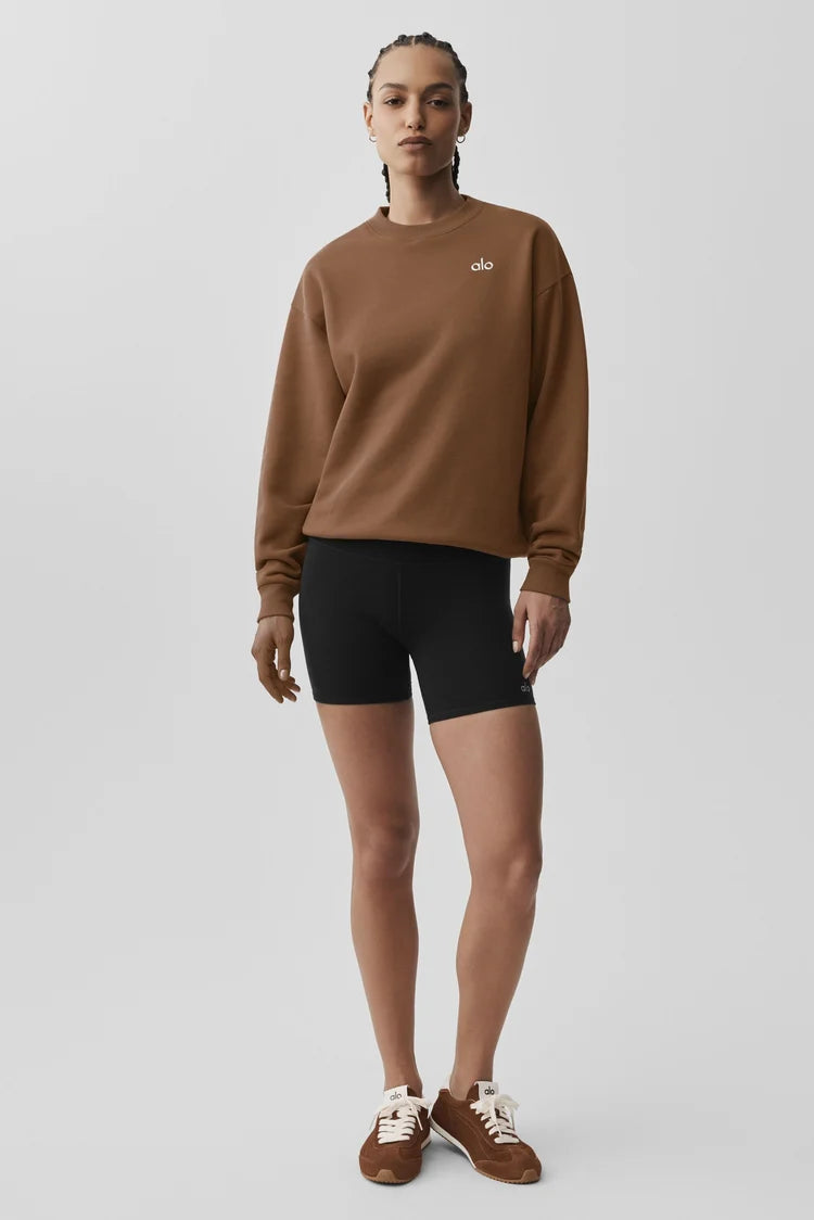 Accolade Crew Neck Pullover - Sun Kissed Brown