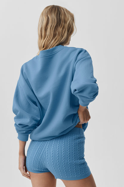 Accolade Crew Neck Pullover - California Blue