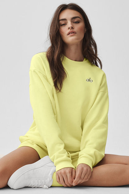 Accolade Crew Neck Pullover - Sunshine