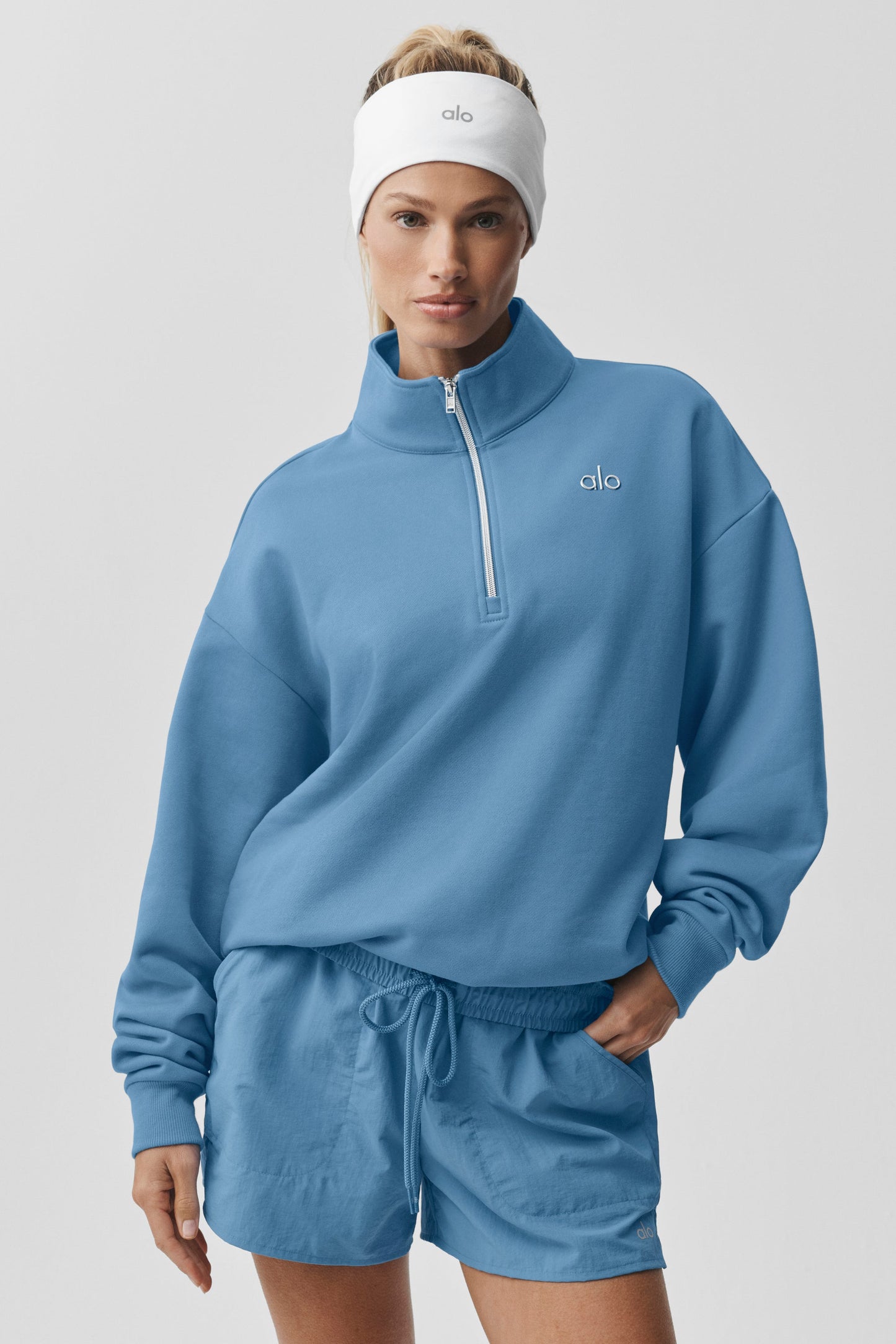 Accolade 1/4 Zip Pullover - California Blue