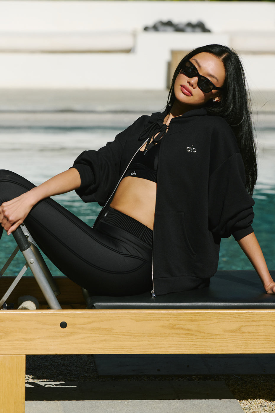 Accolade Full Zip Hoodie - Black