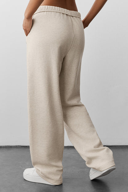 Accolade Straight Leg Sweatpant - Oatmeal Heather — Alo Yoga | Authentic India