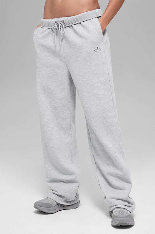 Accolade Straight Leg Sweatpant - Athletic Heather Grey — Alo Yoga | Authentic India
