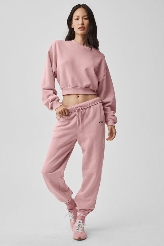 Accolade Sweatpant - Vintage Pink — Alo Yoga | Authentic India