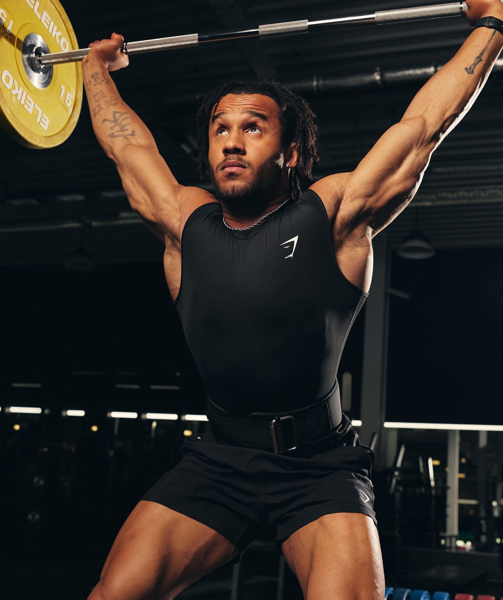 Gymshark Velcro Weightlifting Belt Black — Gymshark | Authentic India