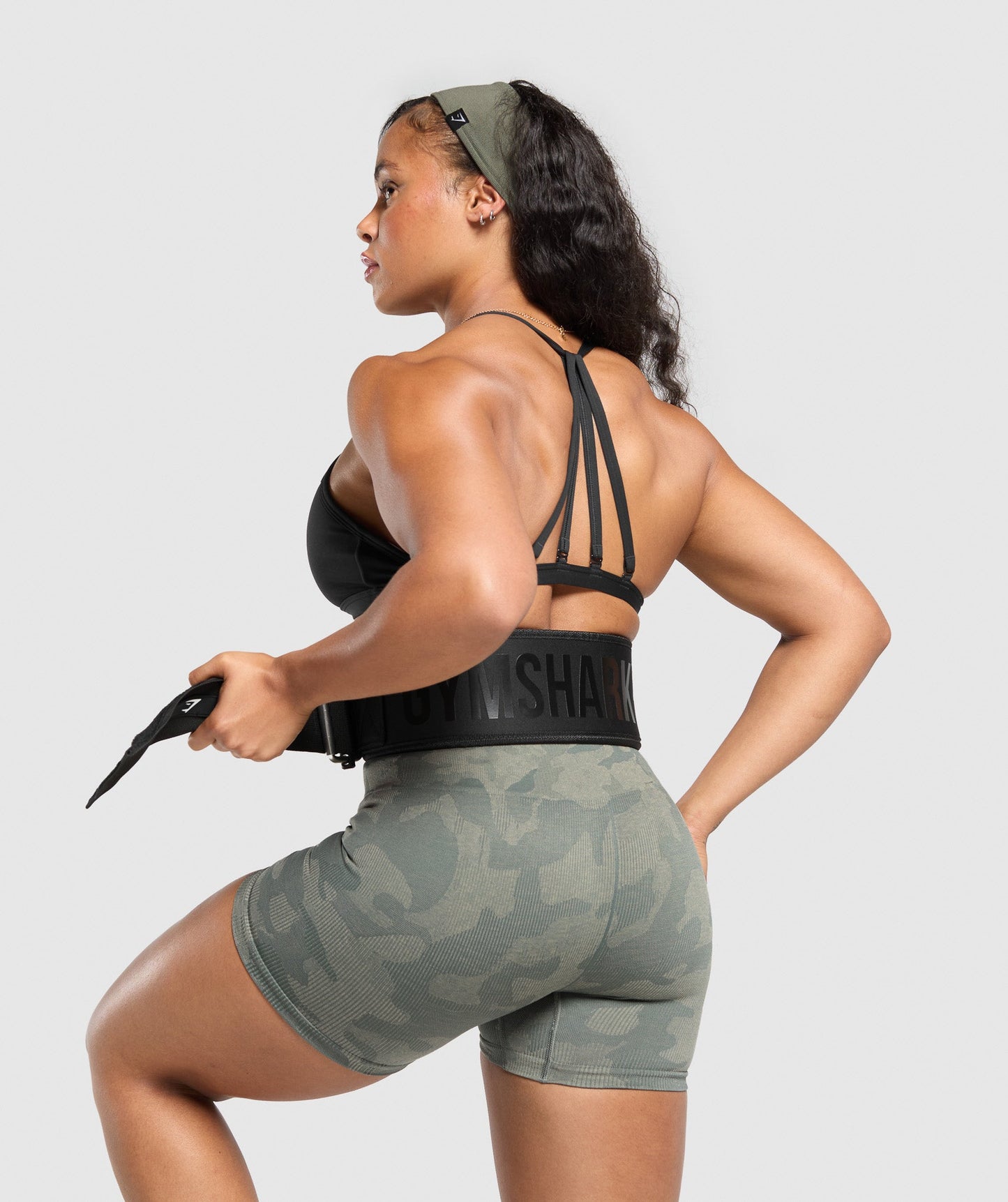 Gymshark Velcro Weightlifting Belt Black — Gymshark | Authentic India
