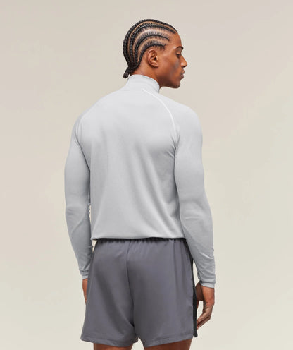 GYMSHARK Vital Seamless 1/4 Zip Light Smokey Grey — Gymshark | Authentic India
