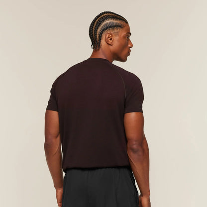 Vital Seamless T-Shirt Black/Cherry Purple