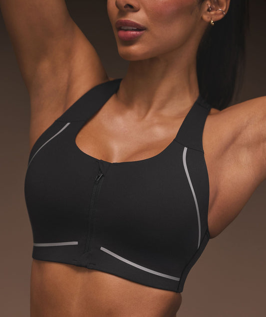 Women's Gymshark Running Sports Bra Black — Gymshark | Authentic India