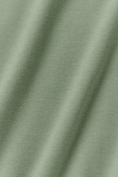Cropped Timeless Tee - Dune Grass