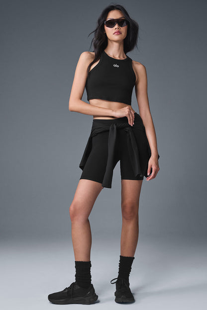 Aspire Tank - Black/White — Alo Yoga | Authentic India