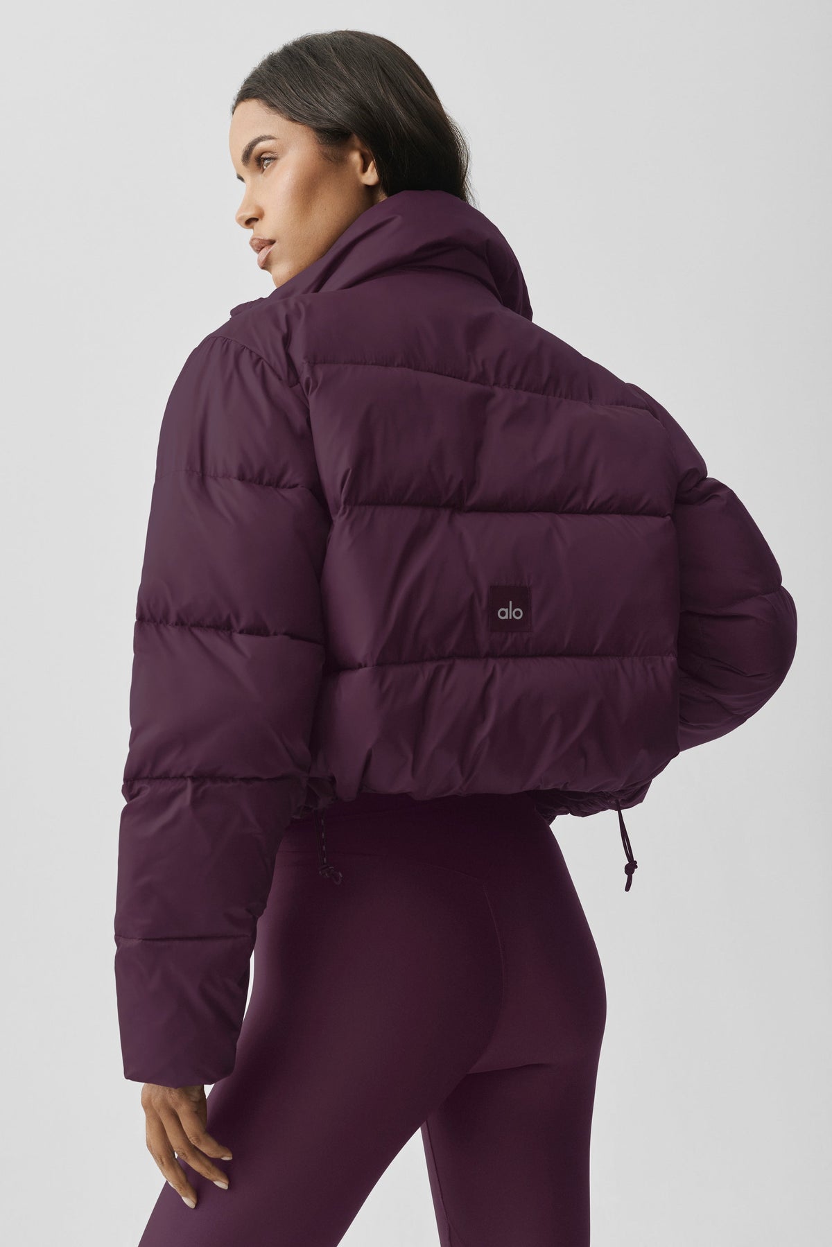 Gold Rush Puffer - Rich Bordeaux