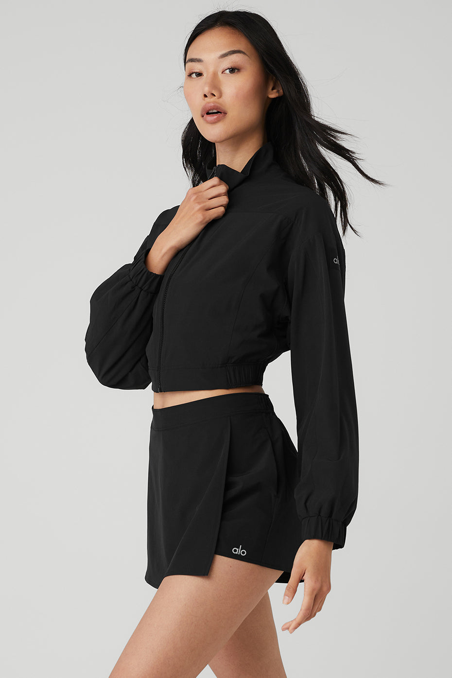 Clubhouse Jacket - Black — Alo Yoga | Authentic India