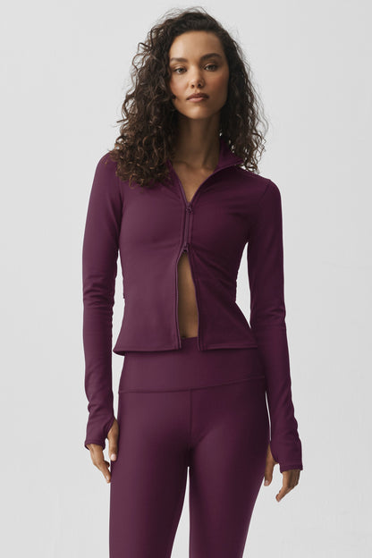 Airlift Winter Warm Radiant Full-Zip Jacket - Rich Bordeaux
