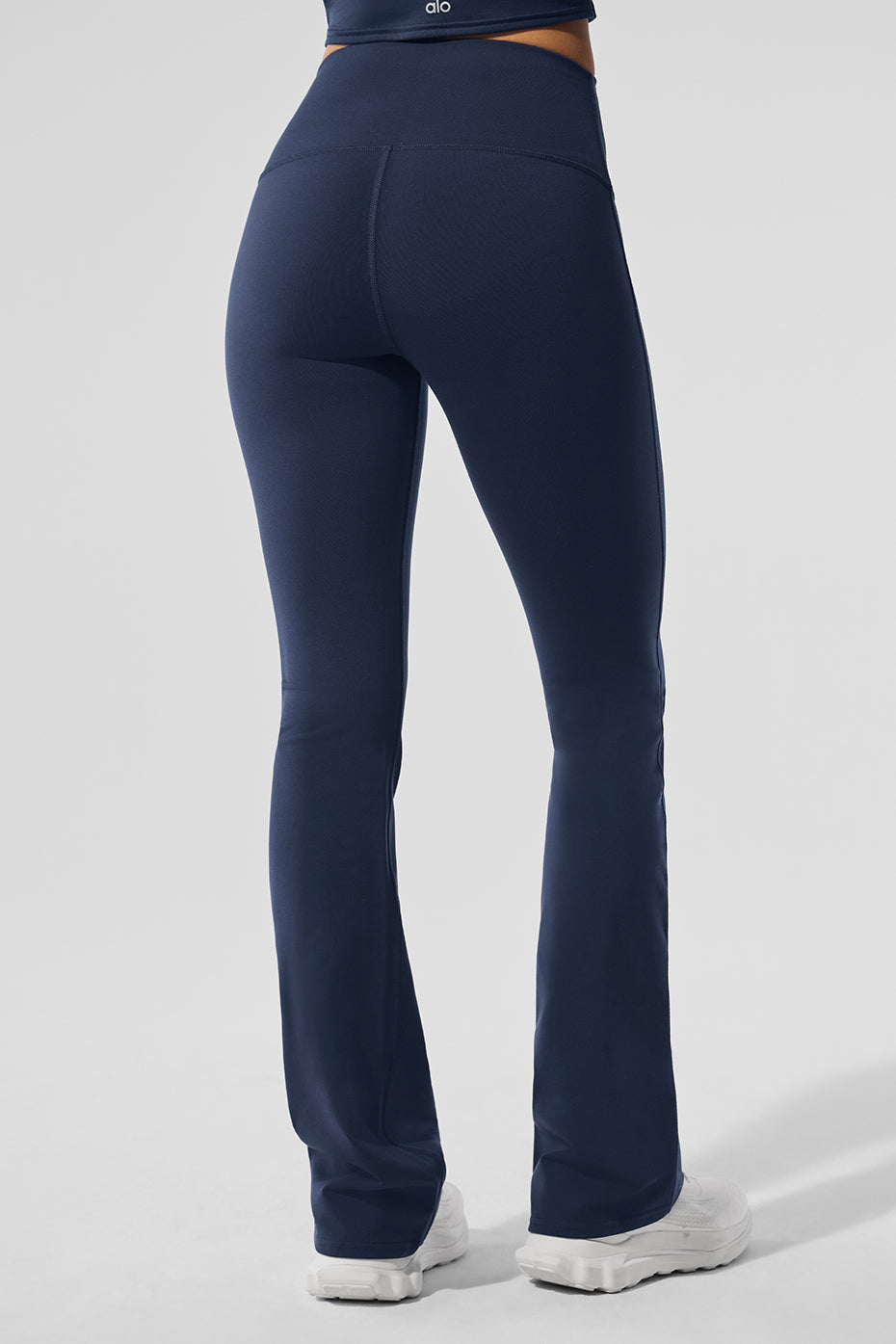 Airbrush High-Waist Bootcut Legging - Navy