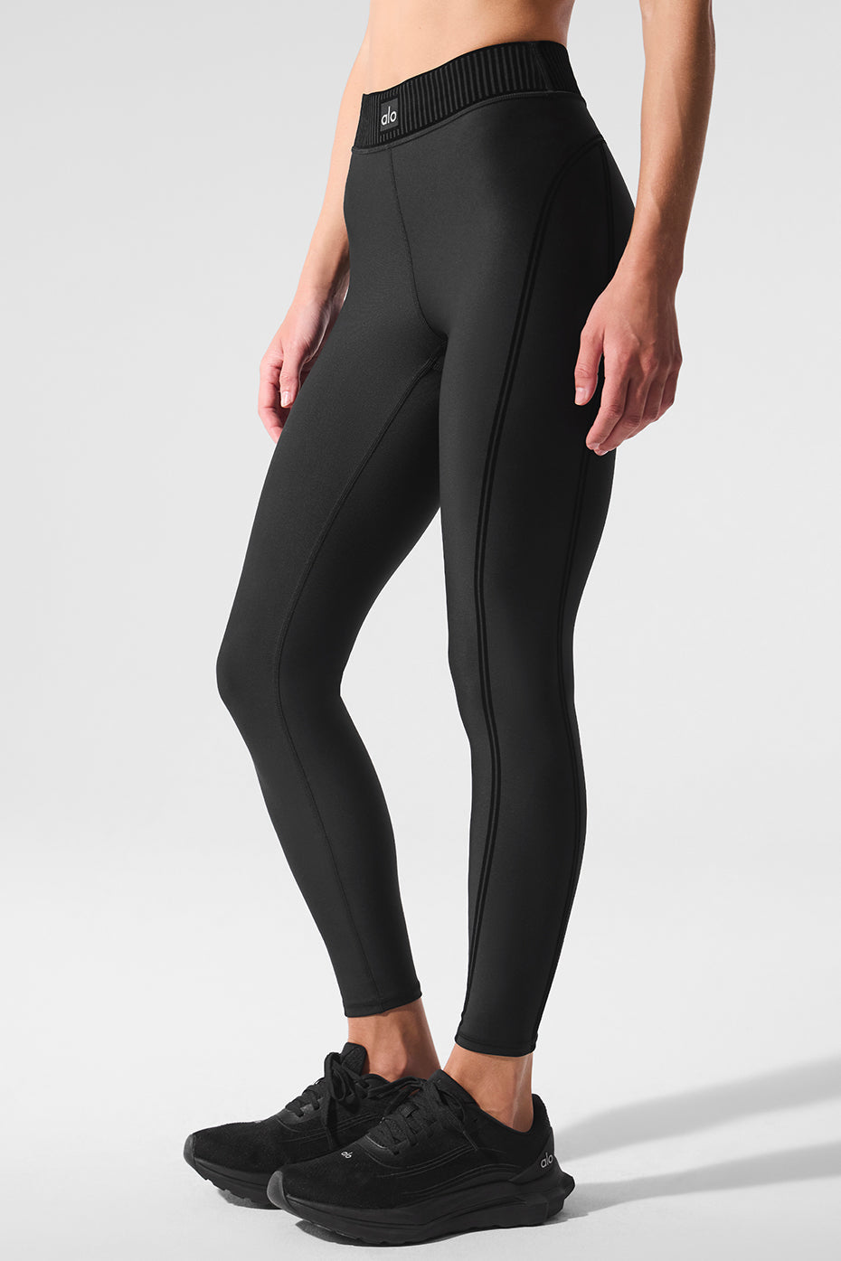 Airlift High-Waist 7/8 Line Up Legging - Black — Alo Yoga | Authentic India