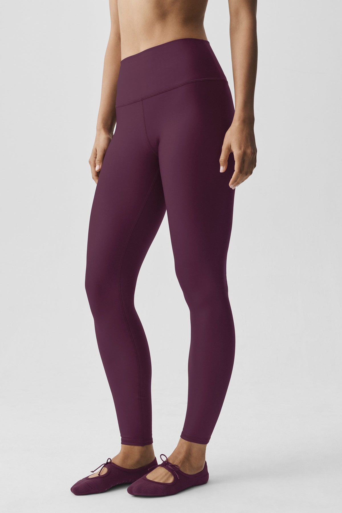 Airlift Winter Warm High-Waist Legging - Rich Bordeaux