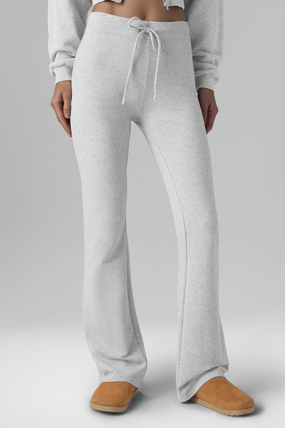 Sway Bootcut Sweatpant - Athletic Heather Grey — Alo Yoga | Authentic India