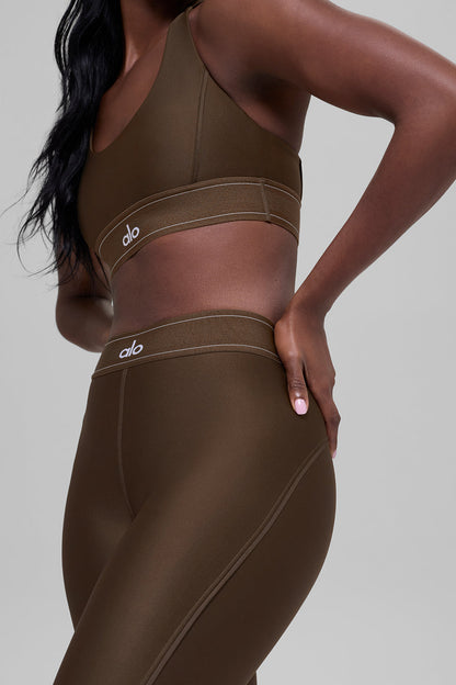 Airlift High-Waist Suit Up Legging - Espresso — Alo Yoga | Authentic India