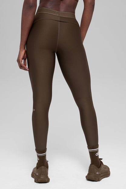 Airlift High-Waist Suit Up Legging - Espresso — Alo Yoga | Authentic India