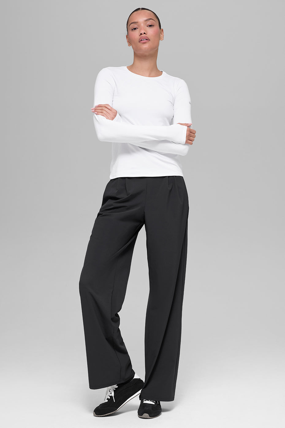 Suit Up Trouser (Long) - Black — Alo Yoga | Authentic India