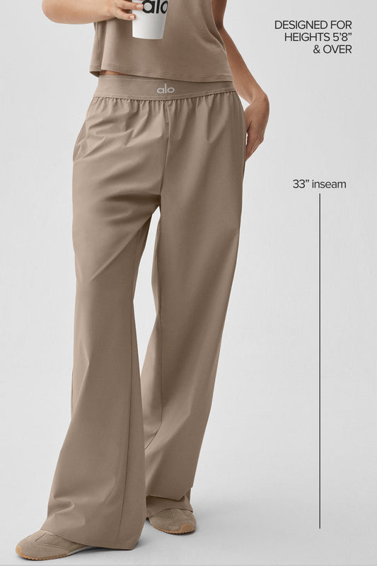 Suit Up Trouser (Long) - Gravel — Alo Yoga | Authentic India