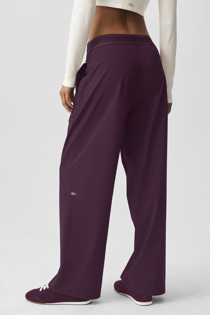 Suit Up Trouser (Short) - Rich Bordeaux