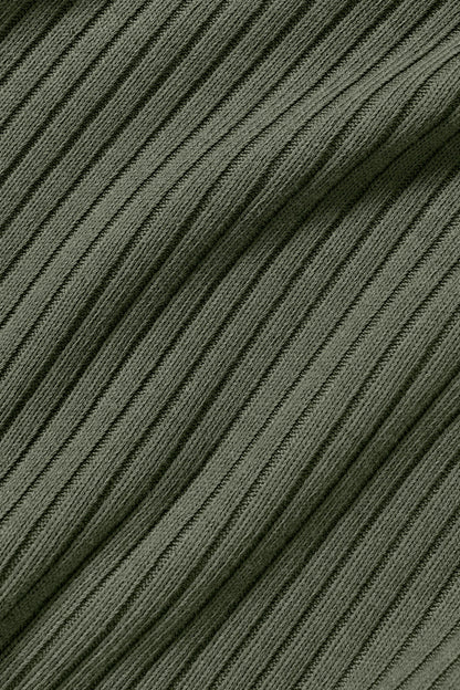 Ribbed Mid-Rise Reset Pant - Bamboo Green