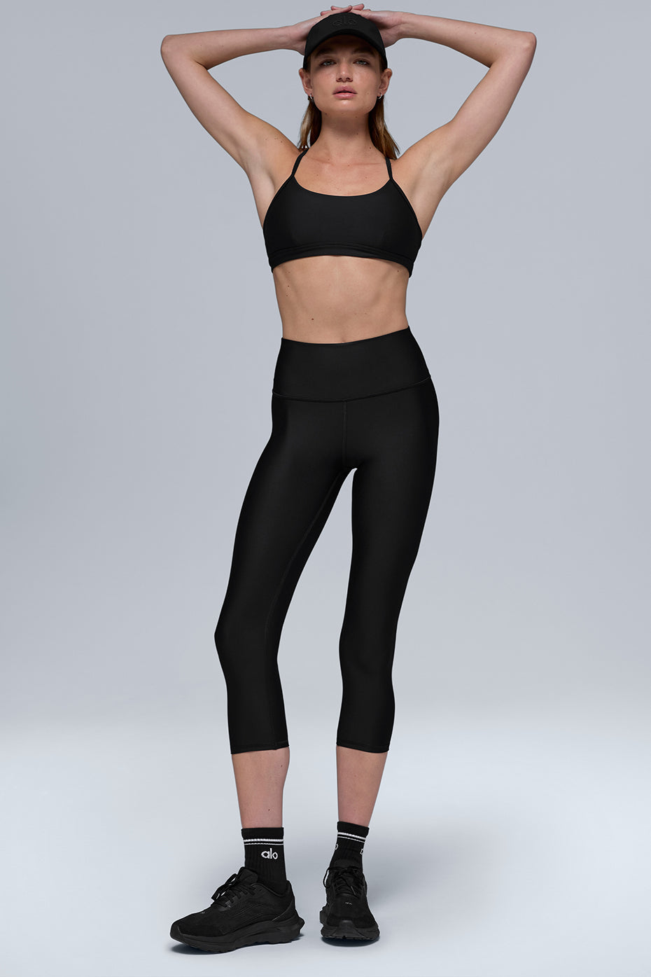 High-Waist Airlift Capri - Black — Alo Yoga | Authentic India