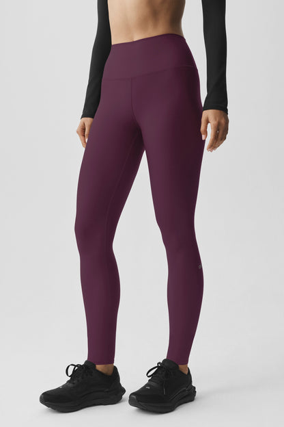 7/8 High-Waist Airlift Legging - Rich Bordeaux