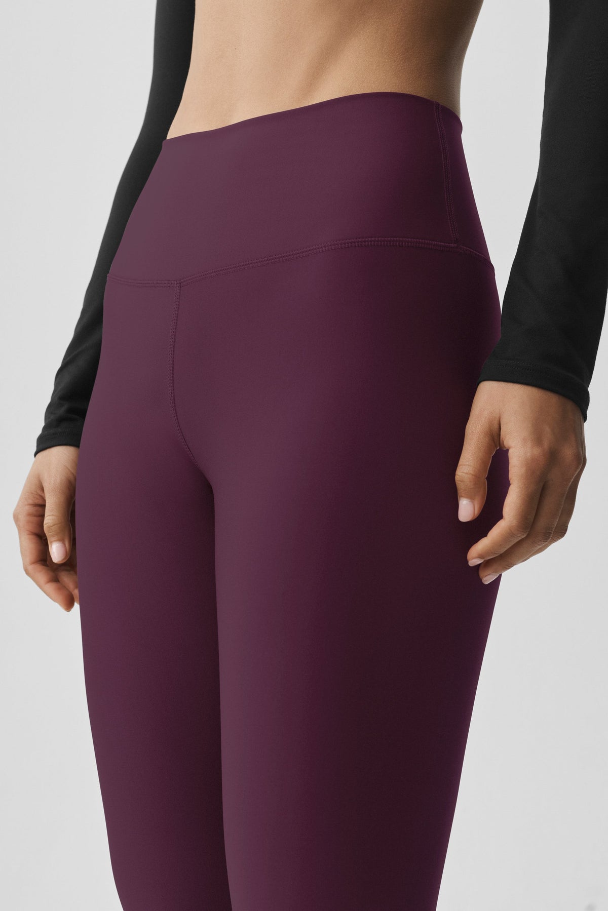 7/8 High-Waist Airlift Legging - Rich Bordeaux