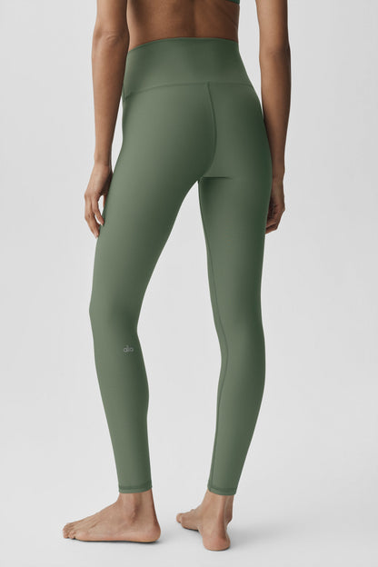 7/8 High-Waist Airlift Legging - Bamboo Green