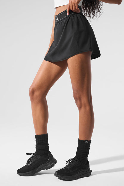 Match Point Tennis Skirt - Black — Alo Yoga | Authentic India