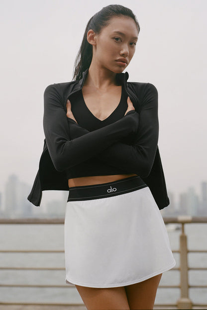 Match Point Tennis Skirt - White — Alo Yoga | Authentic India