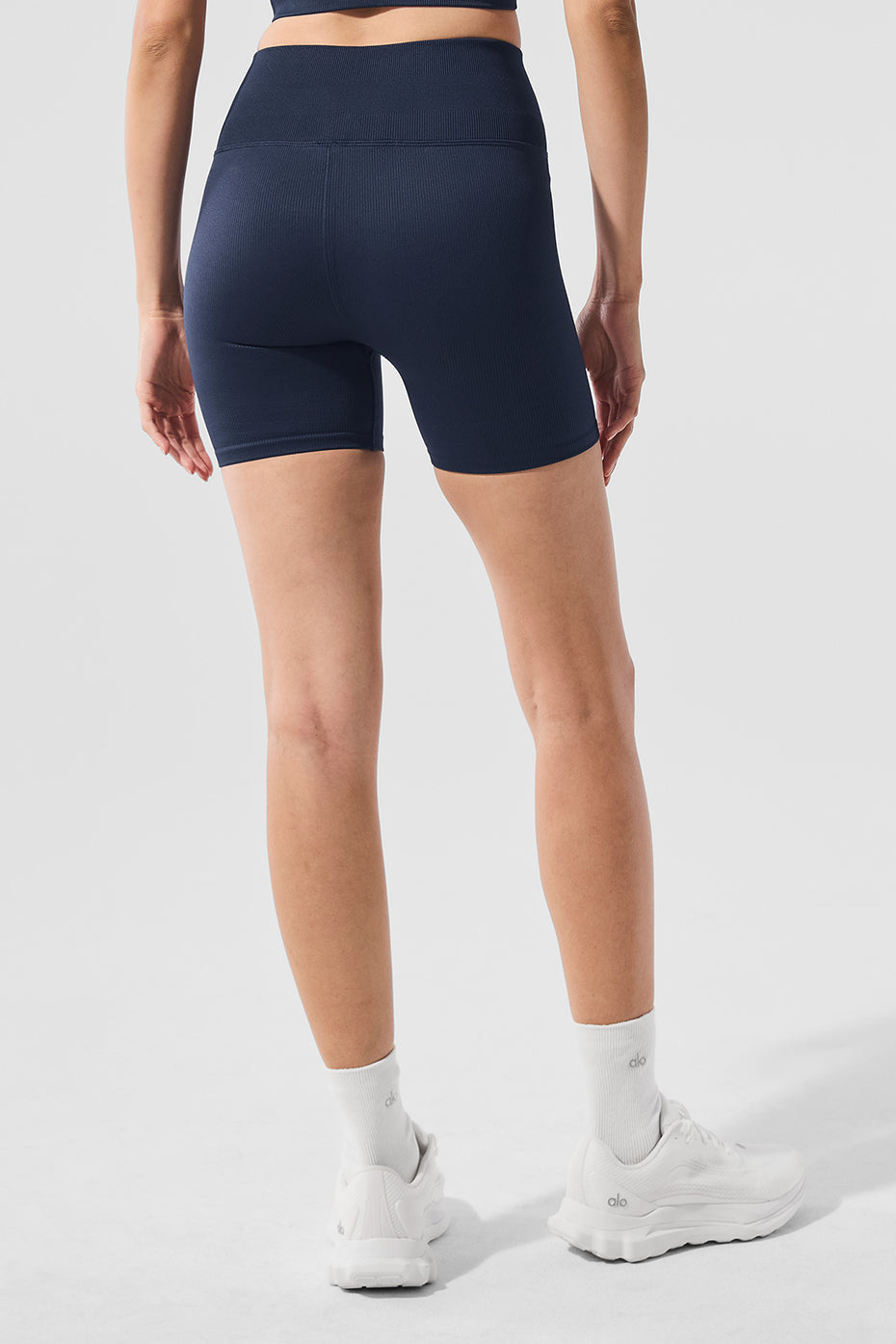 5" Seamless Ribbed Favorite Short - Navy
