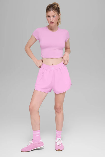 Match Point Short - Candy Heart Pink