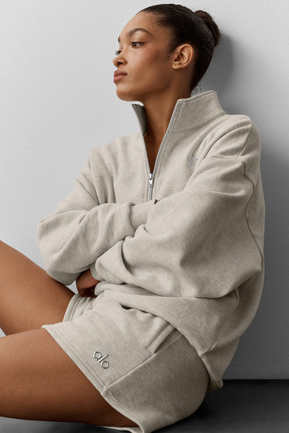 Accolade Short - Oatmeal Heather — Alo Yoga | Authentic India