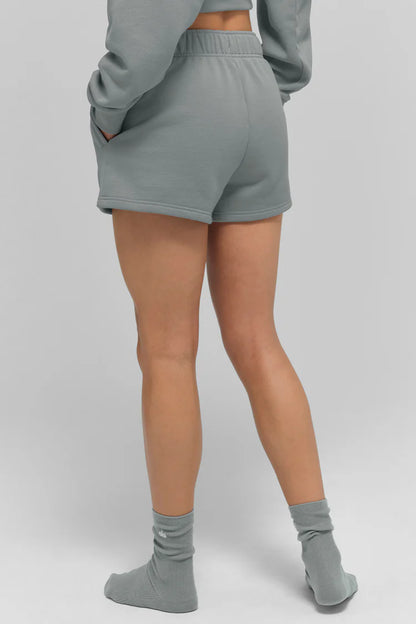 ALO Accolade Shorts Lunar Grey — ALO S | Authentic India