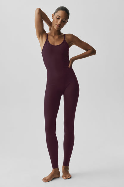 Airbrush One And Done Onesie - Rich Bordeaux