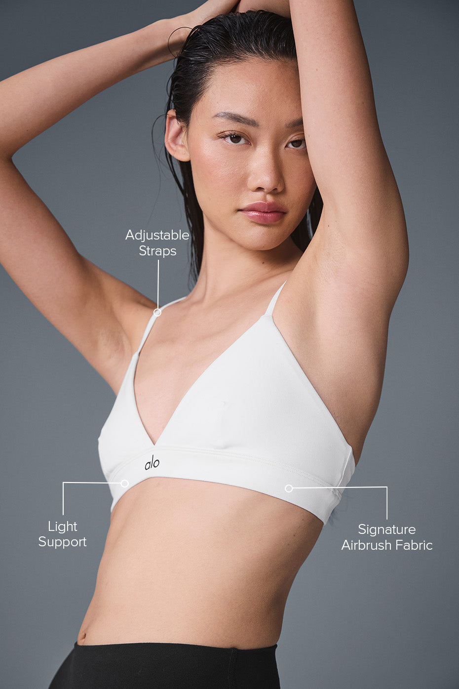 Splendor Bra - White/Black — Alo Yoga | Authentic India