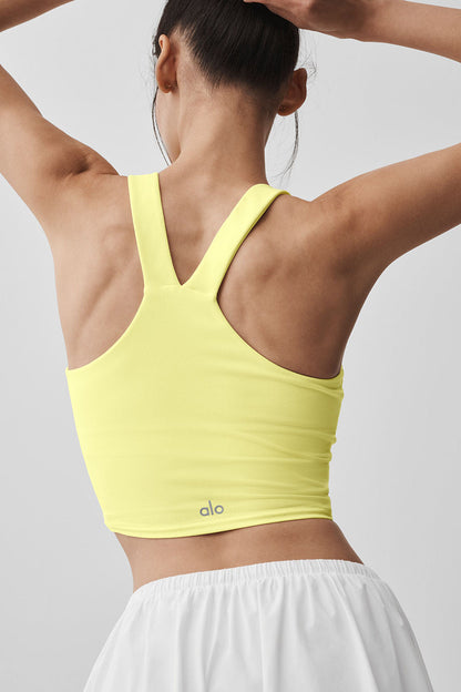 Airbrush Real Bra Tank - Sunshine — Alo Yoga | Authentic India