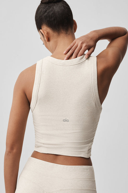 Sway Bra Tank - Oatmeal Heather — Alo Yoga | Authentic India